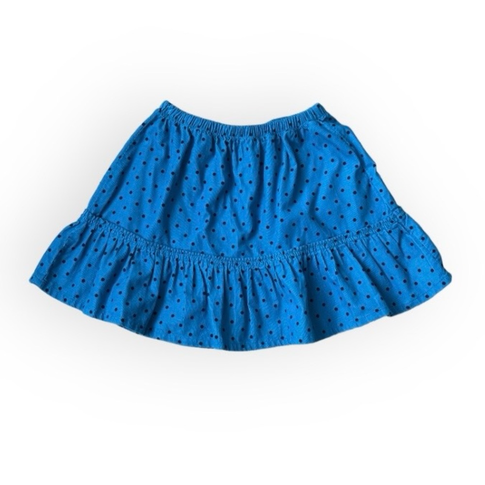 Land’s End Kids Blue Corduroy Skirt Size 6X-7 Classic Girlie